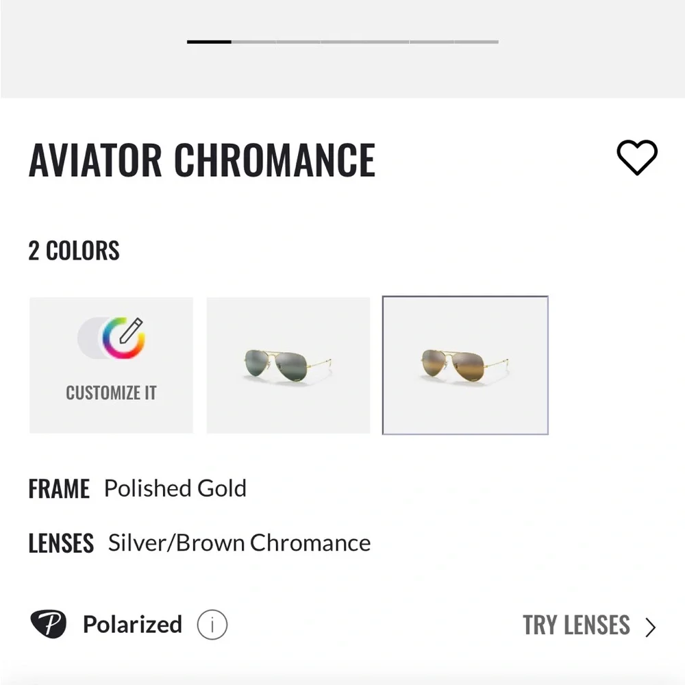 Ray-Ban Gold Aviator Sunglasses with Silver-Brown Lenses - Picture 3 of 3